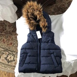 Baby gap fur vest